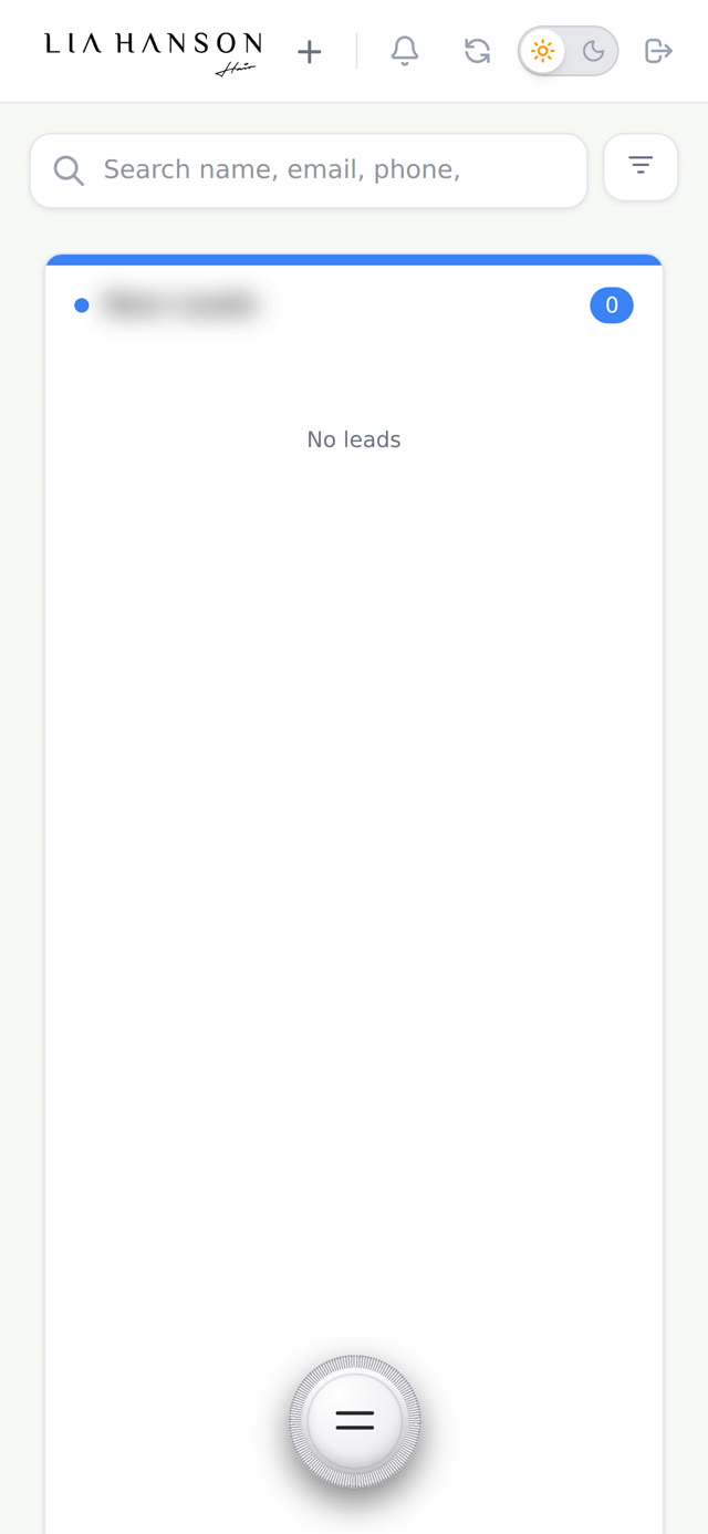 Dashboard pipeline on mobile